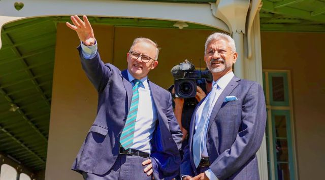 External Affairs Minister S. Jaishankar meets Prime Minister of Australia Anthony Albanese in Sydney, Australia, Saturday, Feb. 18, 2023. (PTI Photo)