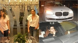 Shah Rukh Khan visits manager Pooja Dadlani's new Mumbai house which Gauri Khan designed, Aryan Khan joins too