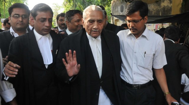 Shanti Bhushan, affectionately called Shantiji, was independent India’s most courageous lawyer. He always stood on a high pedestal, espousing honesty in judicial life. (Express Archives)