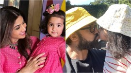 Shilpa Shetty and Raj Kundra show love on daughter Samish
