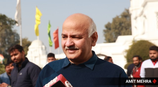 Finance Minister Manish Sisodia, in a letter to Union Finance Minister Nirmala Sitharaman, said the need to seek funds had arisen because the Centre didn’t make any extra allocation for Delhi in the Union Budget. (Express Photo By Amit Mehra)