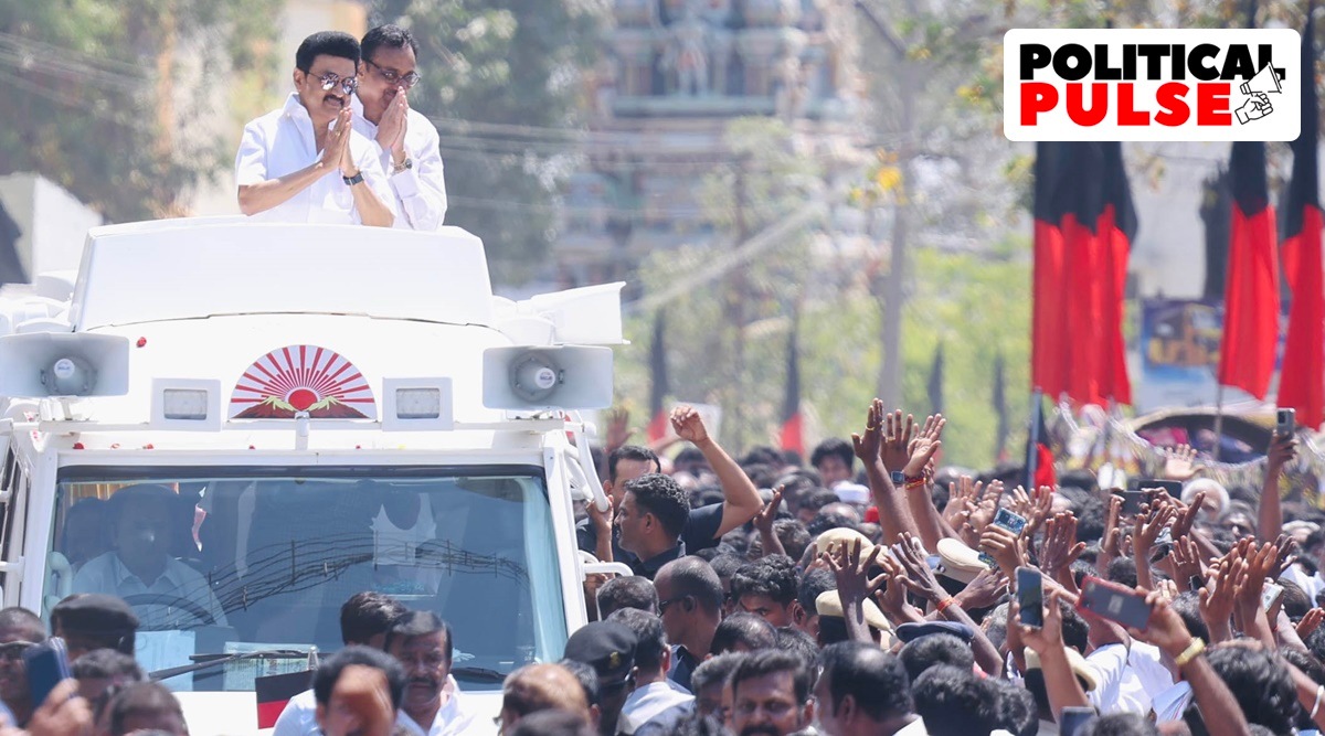 CM Stalin urged people to vote for Congress veteran EVKS Elangovan, saying the Congress leader was there to complete the job left unfinished by his late son. (Twitter/@arivalayam)