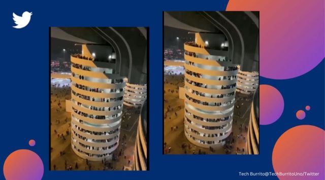 optical illusion, rotating staircase, spinning staircase, revolving staircase, milan, italy, indian express