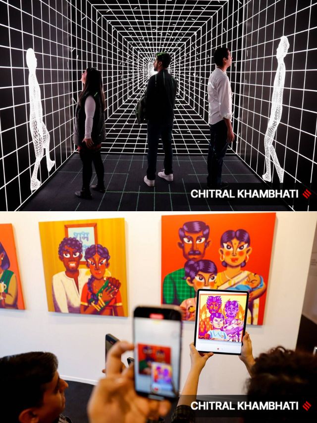 Contemporary Gulf artist using digital tools to craft immersive visual art