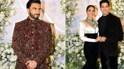 Sidharth Malhotra-Kiara Advani reception- Ranveer Singh, Vicky Kaushal and  more arrive