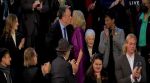 Jill Biden kisses Kamala Harris' husband