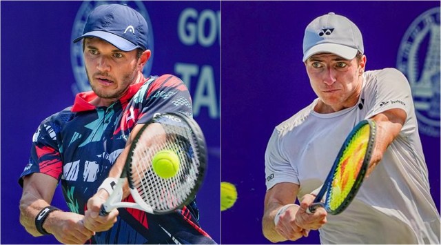 Vladyslav Orlov and Kachmazov Alibek. (PTI)