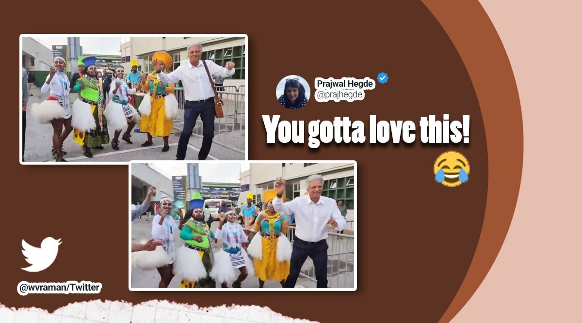 Netizens get bowled over by former cricketer W V Raman as he joins ...