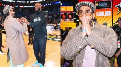 Ranveer Singh plays basketball with Hasan Minhaj, chats with Ben Affleck at  NBA All-Star game. See photos