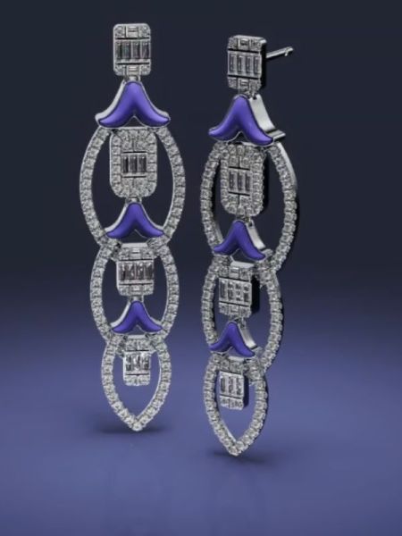 Payal Shah of L'Dezen, partnered with Digital Twin to launch unique digi-physical diamond NFT earrings