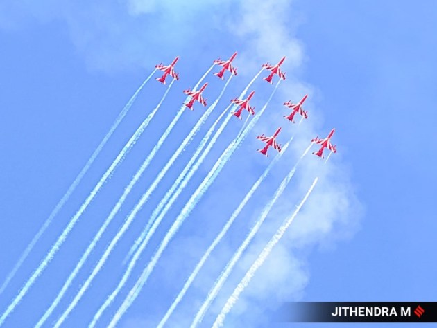 Flying displays at Aero India show leave crowds mesmerised | India News ...