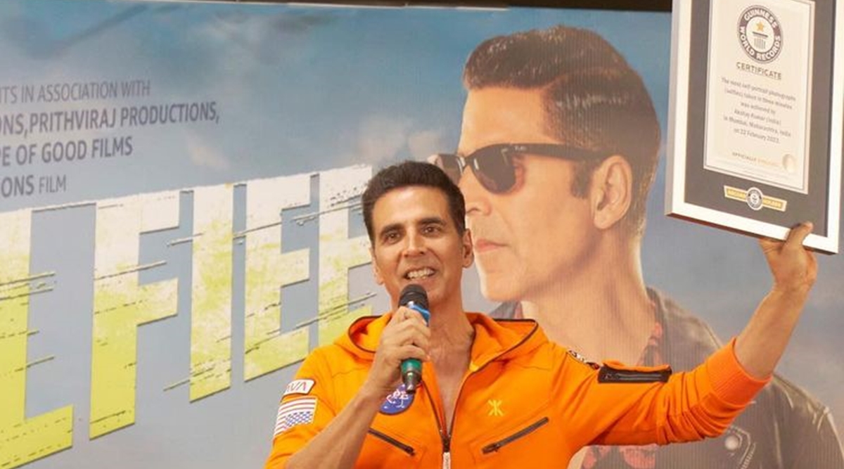 Selfiee actor Akshay Kumar breaks Guinness World Record for most