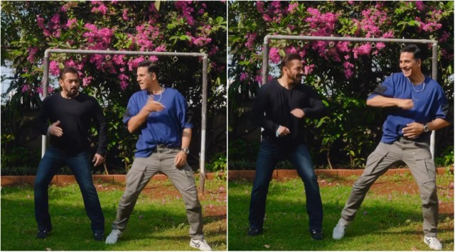 Salman Khan and Akshay Kumar's video has left fans all nostalgic.