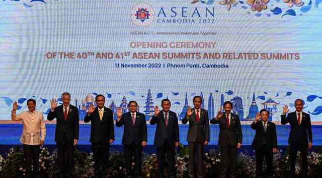 Cambodian Prime Minister Hun Sen was praised for supporting the EU's stance on Russia for its invasion of Ukraine. (Image: Tang Chhin Sothy/AFP/Getty Images)