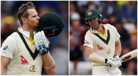 Steve Smith and Travis Head. (Reuters)