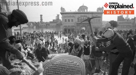 A File photo of OP Blue Star during the Khalistan movement that gripped Punjab in the 1980s.