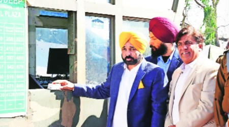 Punjab CM Bhagwant Mann closes three toll plazas, slams past regimes