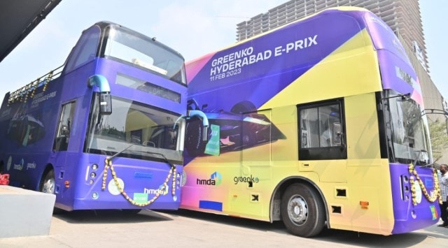 The return of double-decker buses in the city has been a long pending demand from the public, especially on social media platforms. (Express Photo)