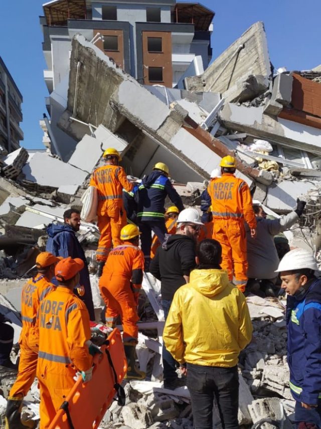 NDRF rescues 6-year-old from debris in quake-hit Turkey | The Indian ...