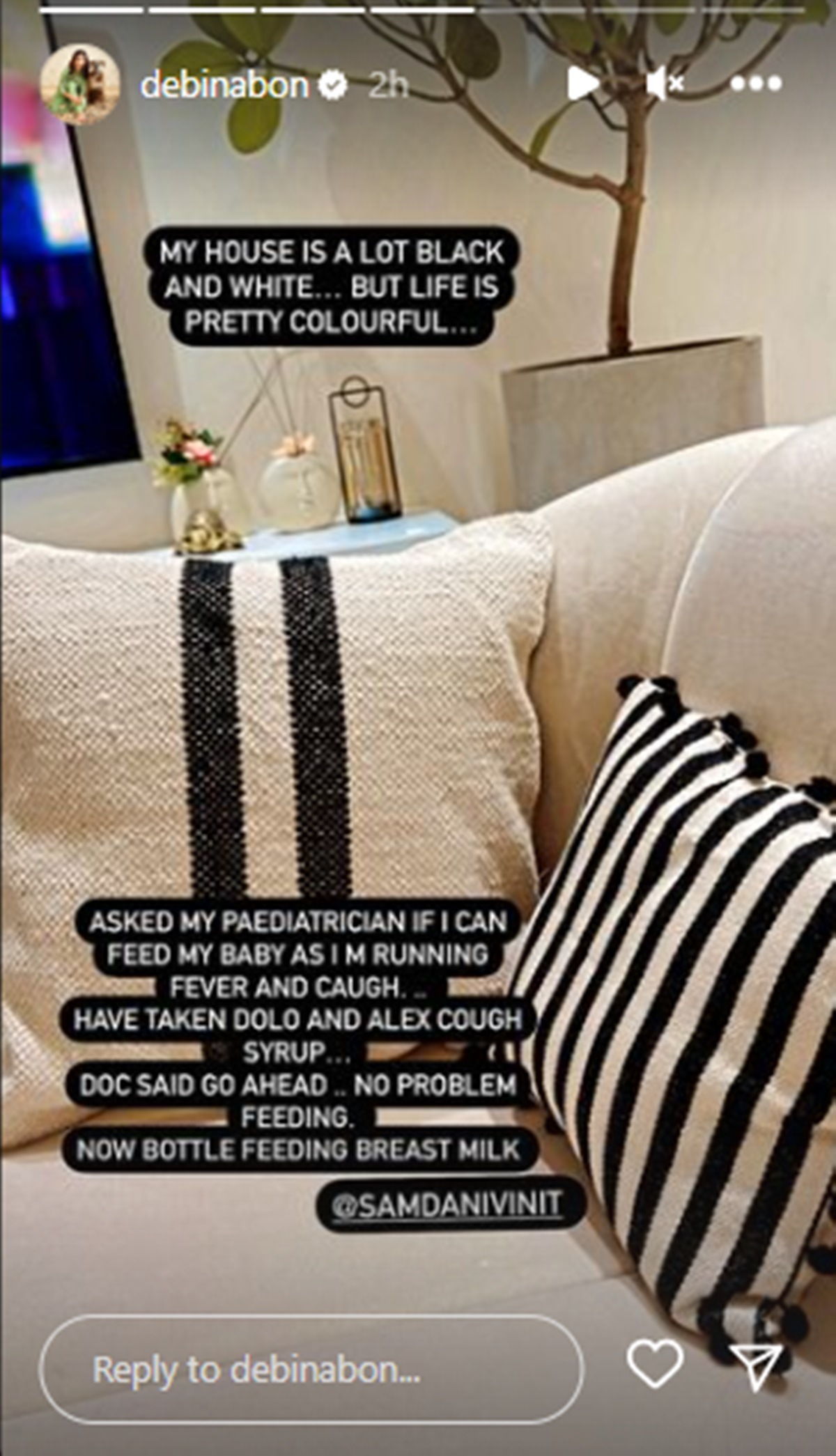 Debina Bonnerjee advised to take a cold shower in 102 degree fever; is