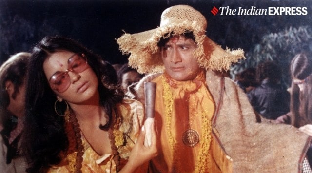 Zeenat Aman and Dev Anand in Hare Rama Hare Krishna. (Photo: Express Archives)