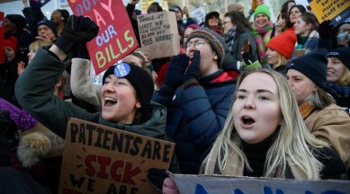 healthcare protest