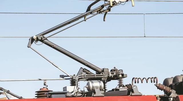 The Railways is working on a target of 100 per cent electrification of all its broad gauge routes an so far it has achieved around 85 per cent progress. (Express Photo)