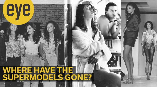 "Supermodels were born out of a brand’s assertion. They built global loyalists with their beauty, charisma, unattainable perfection and sex appeal," says Marc Robinson. (Photo source: Express Archive. designed by Dinkar Sasi)