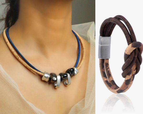 FOReT makes accessories from sustainable materials such as cork