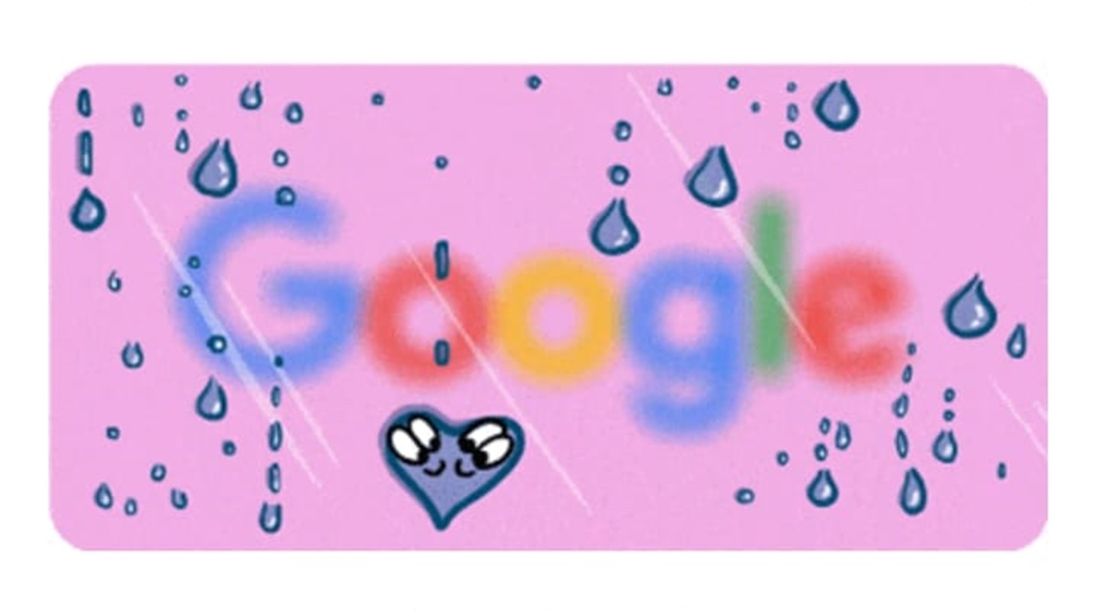 Google Doodle celebrates Valentine's Day (screengrab)