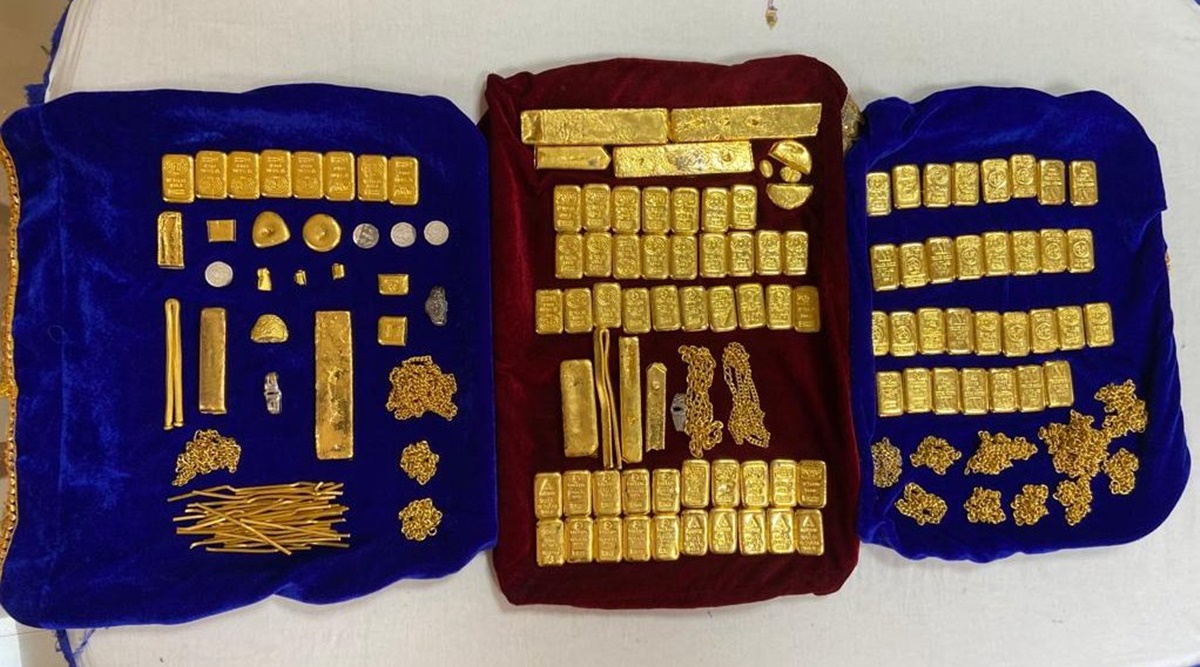 Revenue officers seize gold worth over Rs 10 crore smuggled from Sri Lanka; three held | Chennai News, The Indian Express