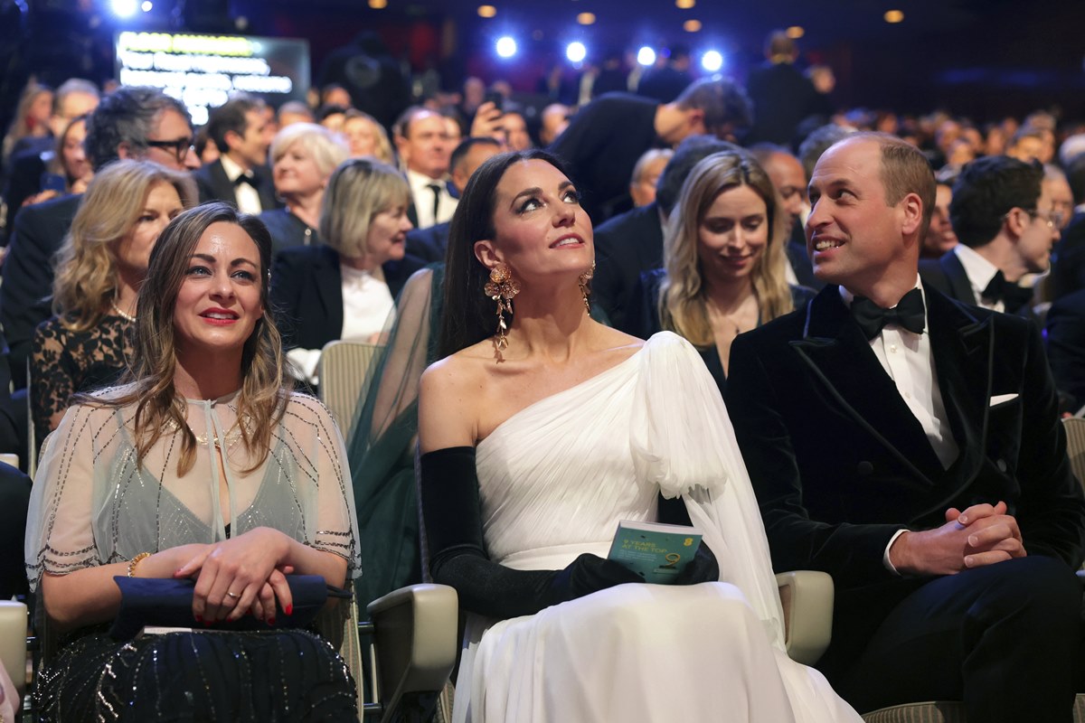 Baftas 2023 Prince William Kate Middleton Get Emotional As Helen