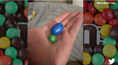 Man Claims To Have Found 'Biggest' M&M Candy