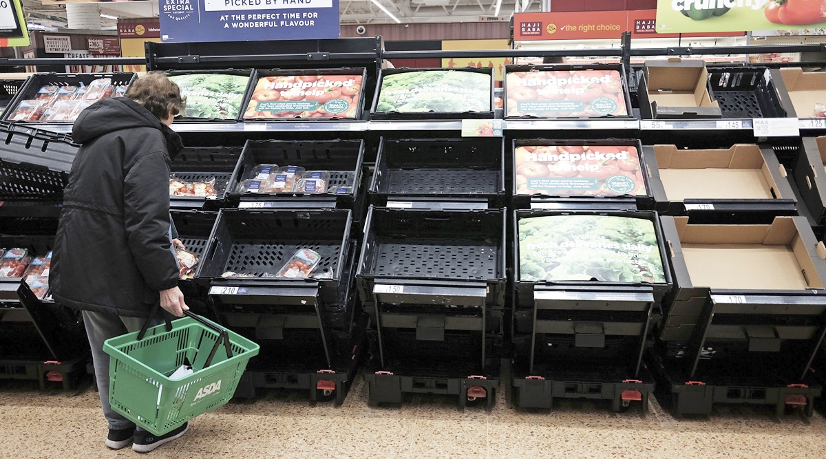 Market Ration British supermarkets ration vegetable sales amid shortages | Business ...