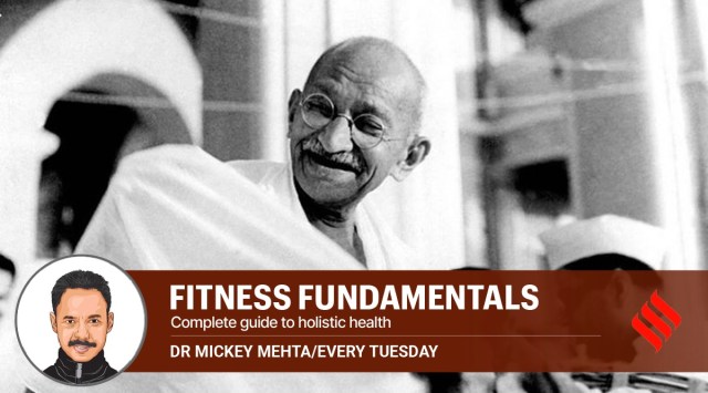 The Gandhian way of life is also about being physically active and walking as much in the open air as possible (File photo)