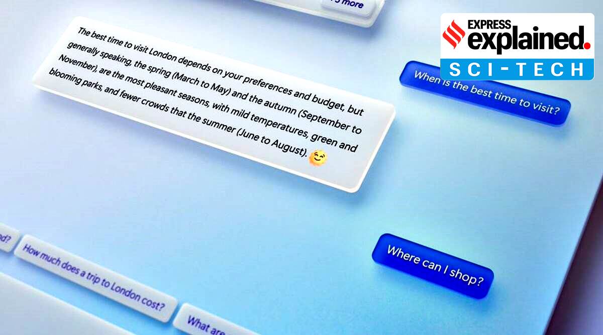 Microsoft Bing, Bing chatbot, Bing Chatgpt, Bing AI, Bing search, Chatgpt use, artificial intelligence, Indian Express