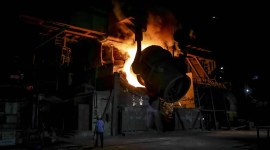 molten steel