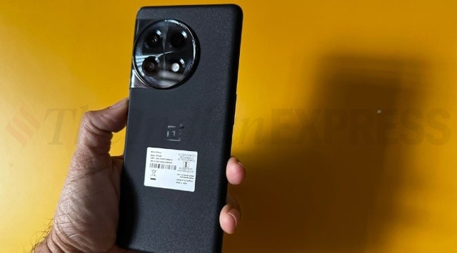 OnePlus 11R looks a lot like the more expensive OnePlus 11 (Image credit: Nandagopal Rajan / Indian Express)