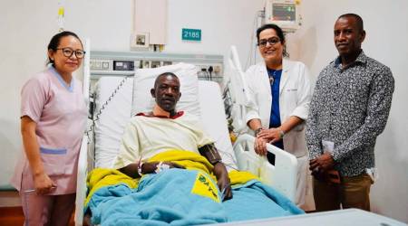 Fainting frequently, Tanzanian man walks after doctor implants leadless pacemaker in heart through the neck vein
