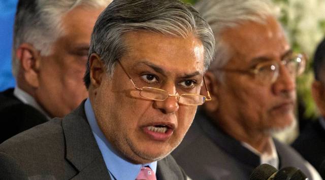 Finance Minister Ishaq Dar (file)