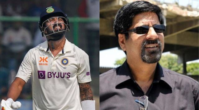 KL Rahul on the left and Krishnamachari Srikkanth on the right. (FILE/Twitter)