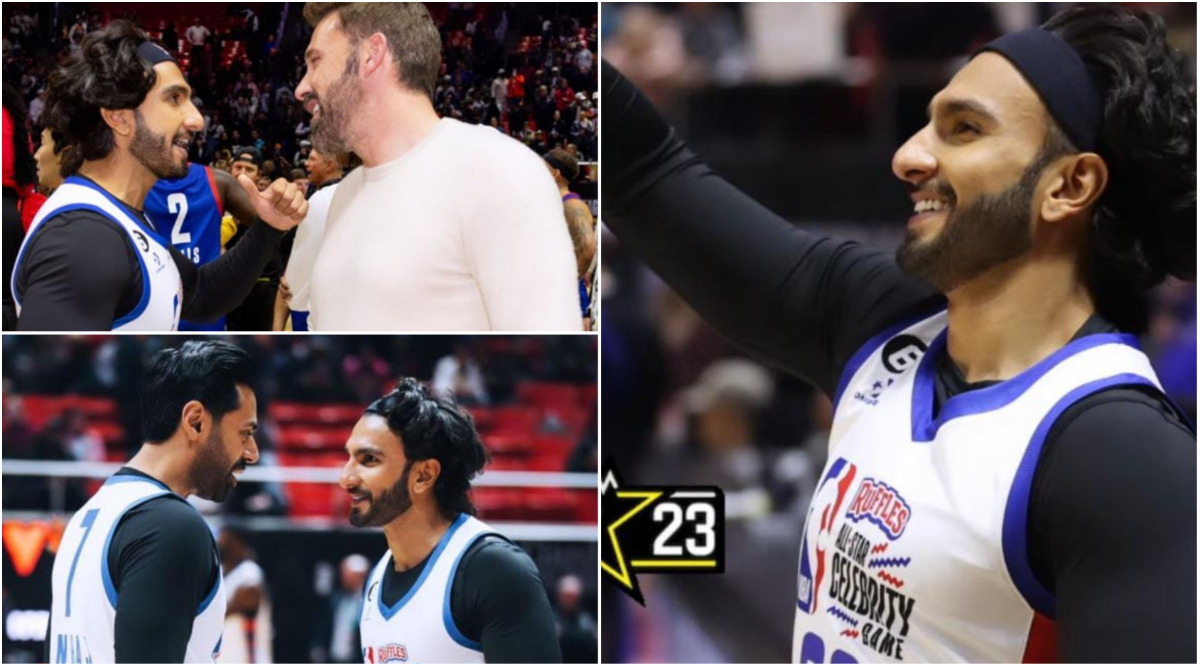 Watch actor Ranveer Singh in action at the NBA All-Star celebrity  basketball game in Utah, USA