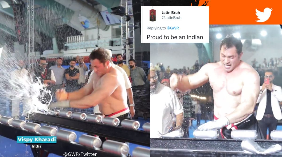 Do you know the record for crushing most drink cans in a minute with