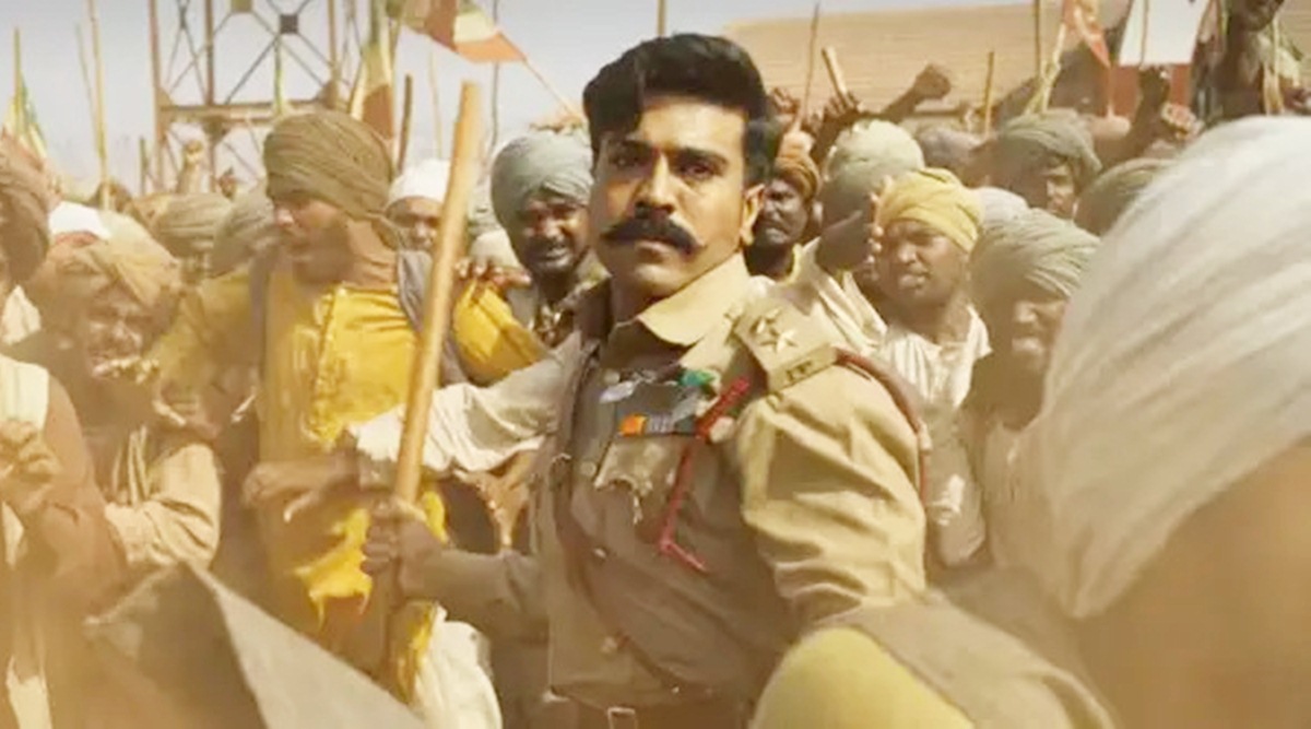 RRR star Ram Charan talks about his opening sequence with 10,000 people,  says no one was injured in intense action scene | Entertainment News,The  Indian Express