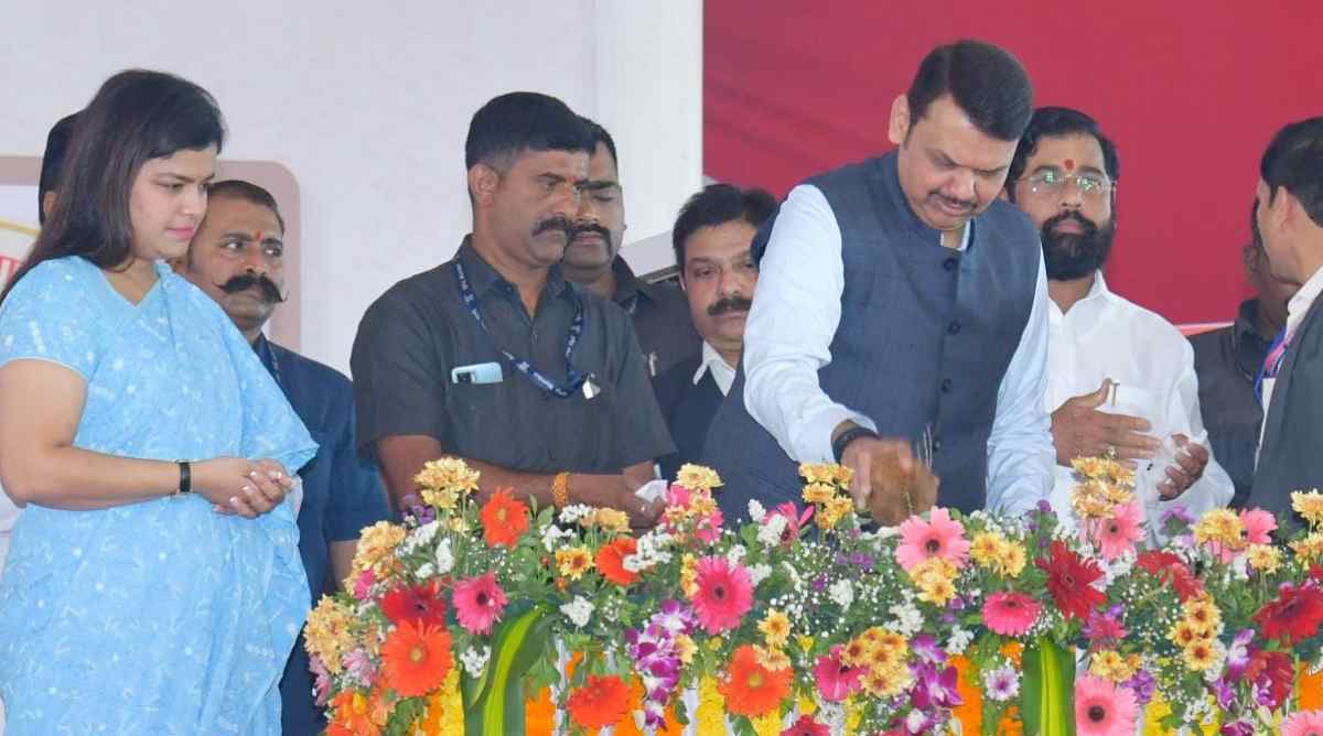 On Sunday, a bhoomi-poojan (groundbreaking) ceremony for all the projects was performed by CM Shinde and Deputy Chief Minister Devendra Fadnavis at Chembur's Lokmanya Tilak ground. (@mybmc/Twitter screen grab)