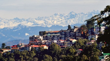 There is growing concern among environmentalists and locals over the rising temperatures and depleting snow cover that the snow line is moving upwards and the "Queen of Hills" gradually losing her winter charm. (PTI Photo)