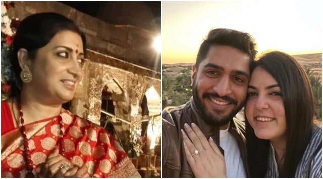 Smriti Iranis Daughter Shanelle Irani Gets Married To Arjun Bhalla In