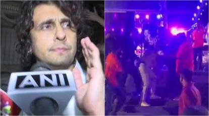 414px x 230px - Video shows Sonu Nigam being manhandled by a man at concert, singer says  someone could have died. Watch | Entertainment News,The Indian Express