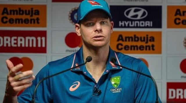 Australian cricketer Steve Smith addresses a press conference ahead of the first Test cricket match between India and Australia, in Nagpur. (PTI)