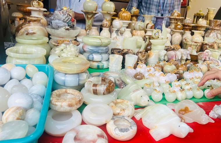 Onyx stone and marble crafts from Afghanistan